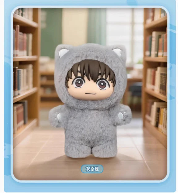 Original Jujutsu Kaisen 2 Cat Ear Plushie Series Blind Box Mystery Box Anime Figure Room Decoration Collection Kids Gifts